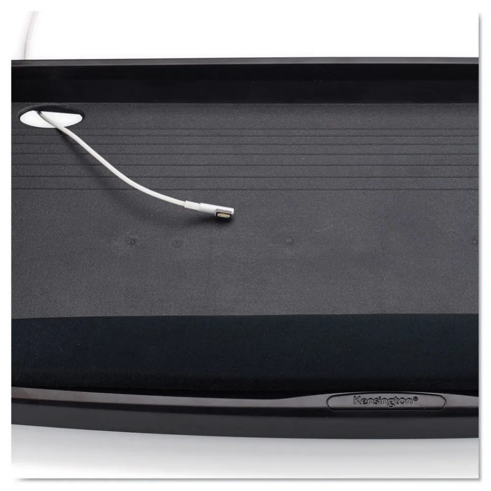 Clearance 26 in. x 13.25 in. Comfort Keyboard Drawer with SmartFit System - Black Office Electronics & Batteries