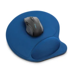 New 7.9 in. x 10.9 in. Wrist Pillow Extra-Cushioned Mouse Support - Blue Office Furniture & Lighting