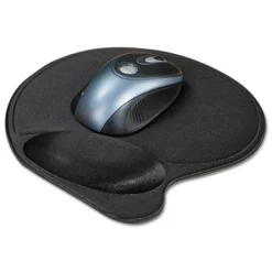Outlet 7.9 in. x 10.9 in. Wrist Pillow Extra-Cushioned Mouse Support - Black Office Furniture & Lighting
