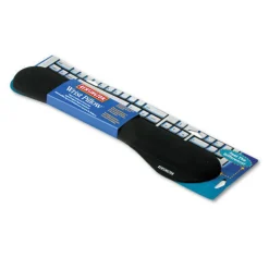 Discount 19.25 in. x 3.5 in. Wrist Pillow Foam Keyboard Wrist Rest - Black Office Furniture & Lighting
