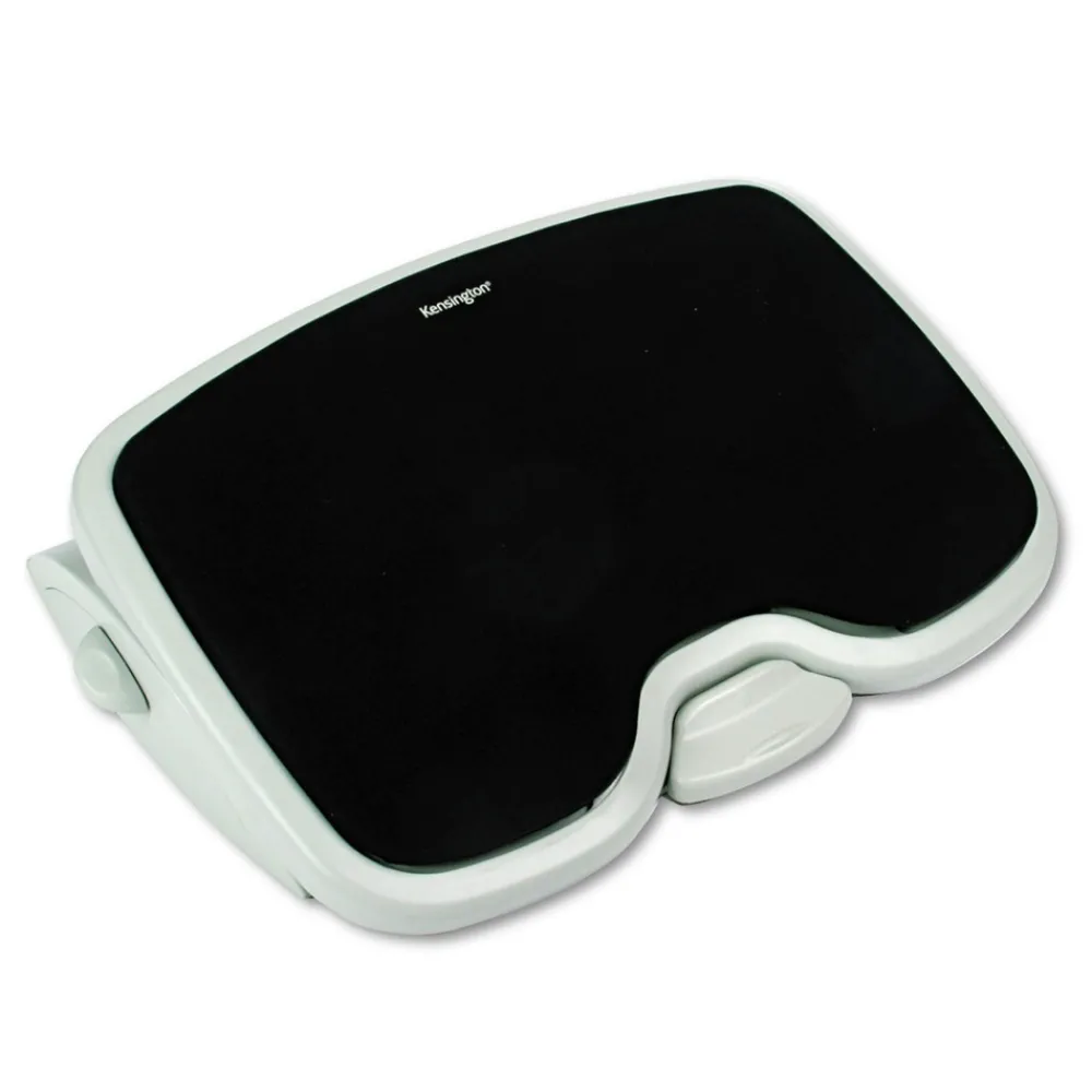 21.5 in. x 14 in. x 3.5 in. to 5 in. SoleMate Comfort Footrest with SmartFit System - Gray/Black Office Furniture & Lighting