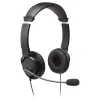 New Hi-Fi Headphones with Microphone - Black Office Electronics & Batteries