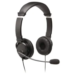 New Hi-Fi Headphones with Microphone - Black Office Electronics & Batteries