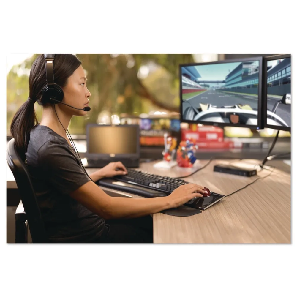 New Hi-Fi Headphones with Microphone - Black Office Electronics & Batteries