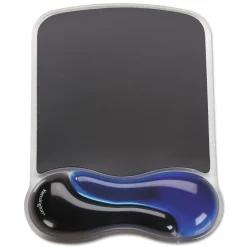 Sale K62401AM 9.37 x 13 Duo Gel Wave Mouse Pad with Wrist Rest - Blue Office Furniture & Lighting