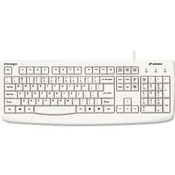 Discount Pro Fit USB Washable Keyboard, 104 Keys - White Office Electronics & Batteries