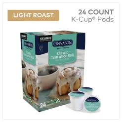 Sale Cinnabon Classic Coffee K-Cups - Cinnamon Roll (96/Carton) Food And Snacks