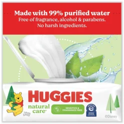 Sale Natural Care 3.88 in. x 6.6 in. 1-Ply Sensitive Baby Wipes - Unscented White (552/Carton) Cleaning & Janitorial Supplies