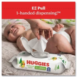 Sale Natural Care 3.88 in. x 6.6 in. 1-Ply Sensitive Baby Wipes - Unscented White (8/Carton) Cleaning & Janitorial Supplies