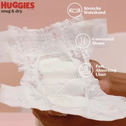 New Sung and Dry 35 lbs. and Up Diapers - Size 6 (104/Carton) Cleaning & Janitorial Supplies