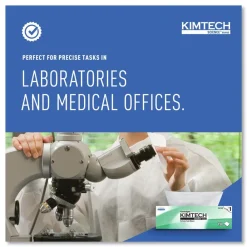 Best Kimwipes 11.8 in. x 11.8 in. Delicate Task Wipers - Unscented, White (2940/Carton) Cleaning & Janitorial Supplies