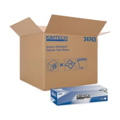 Discount Kimwipes 11.8 in. x 11.8 in. 3-Ply Delicate Task Wipers - Unscented, White (1785/Carton) Cleaning & Janitorial Supplies