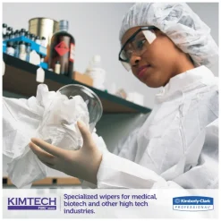 Hot W4 12 in. x 12 in. Flat Double Bag Critical Task Wipers - Unscented, White (100/Bag, 5 Bags/Carton) Cleaning & Janitorial Supplies