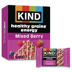 Clearance 1.4 oz Healthy Grains Energy Bars - Mixed Berry (10/Box) Food And Snacks
