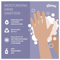 34604 1.5 oz. Pump Bottle Ultra Moisturizing Foam Hand Sanitizer - Unscented (24/Carton) Skin Care & Personal Hygiene