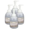 New 18 oz. Pump Bottle Fragrance-Free Alcohol-Free Foam Hand Sanitizer (4/Carton) Cleaning & Janitorial Supplies