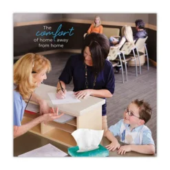 Clearance 21195 2-Ply Facial Tissue Junior Pack - White (80/Carton) Cleaning & Janitorial Supplies