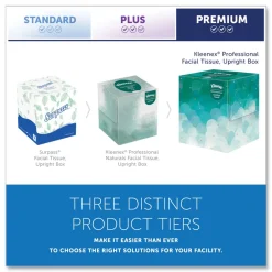 Outlet Boutique 2-Ply Facial Tissues in an Upright Pop-Up Box - White (95 Sheets/Box, 36 Boxes/Carton) Paper & Dispensers