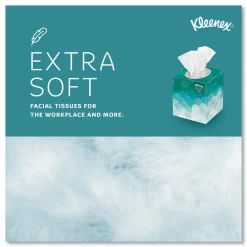 Outlet Boutique 2-Ply Facial Tissues in an Upright Pop-Up Box - White (95 Sheets/Box, 36 Boxes/Carton) Paper & Dispensers