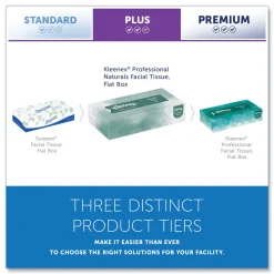 Best Naturals 2-Ply Flat Box 8.3 in. x 7.8 in. Facial Tissues - White (48 Boxes/Carton, 125 Sheets/Box) Paper & Dispensers