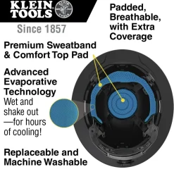 Sale 60347 Class C Vented Full Brim Hard Hat with Rechargeable Lamp - KARBN Pattern Protective Head Gear