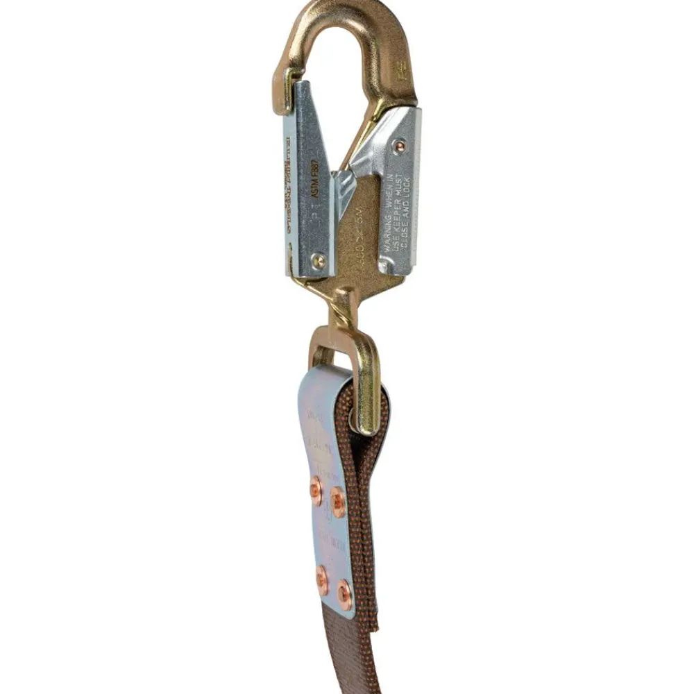 Clearance 6 ft. Positioning Strap with 6-1/2 in. Snap Hook Fall Protection
