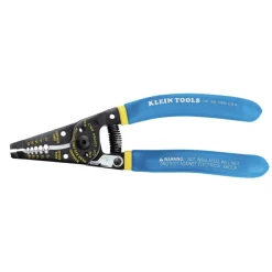 New 7.4 in. Solid and Stranded Copper Wire Stripper and Cutter - Blue/Yellow Cutting Tools