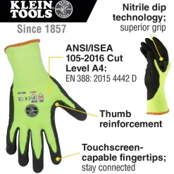 Best Cut Level 4 Touchscreen Work Gloves - Large (2-Pair) Work Gloves