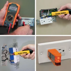 Outlet Digital Multimeter, Noncontact Voltage Tester and Electrical Outlet Test Kit Electrical Testers