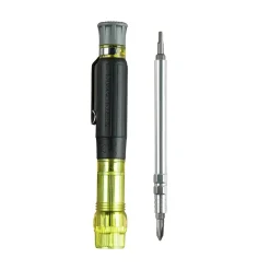 Best 4-in-1 Electronics Multi-Bit Pocket Screwdriver Set with Professional Phillips and Slotted Bits Screwdrivers