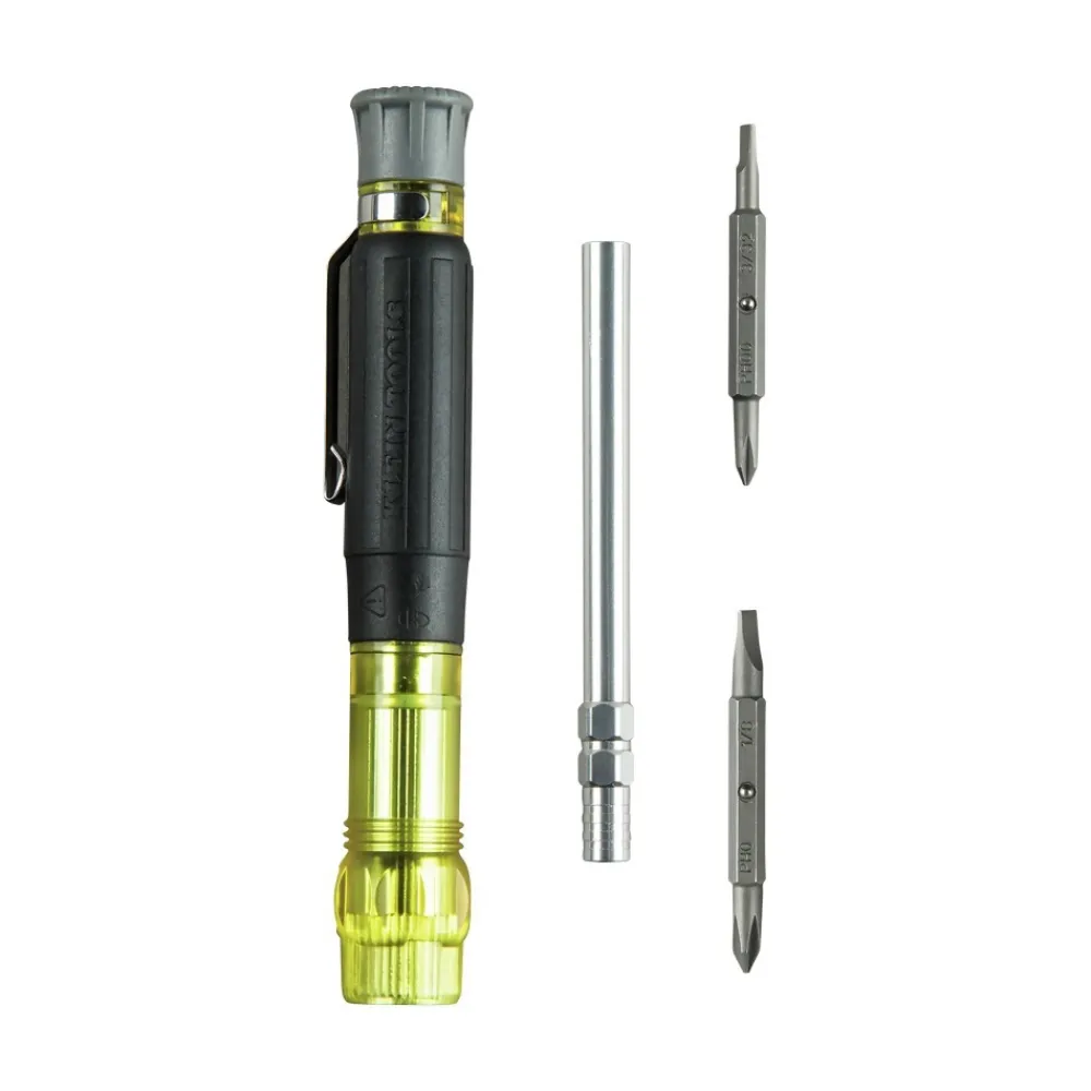 Best 4-in-1 Electronics Multi-Bit Pocket Screwdriver Set with Professional Phillips and Slotted Bits Screwdrivers