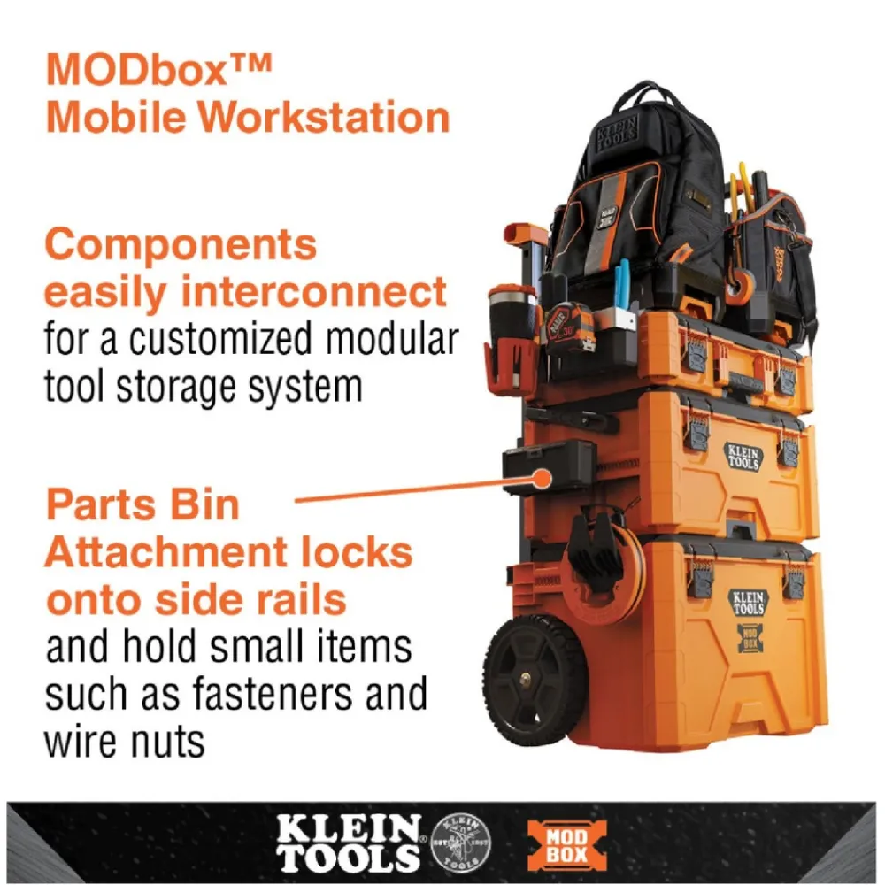 Online MODbox Parts Bin Rail Attachment Storage Systems