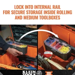 Online MODbox Parts Bin Rail Attachment Storage Systems