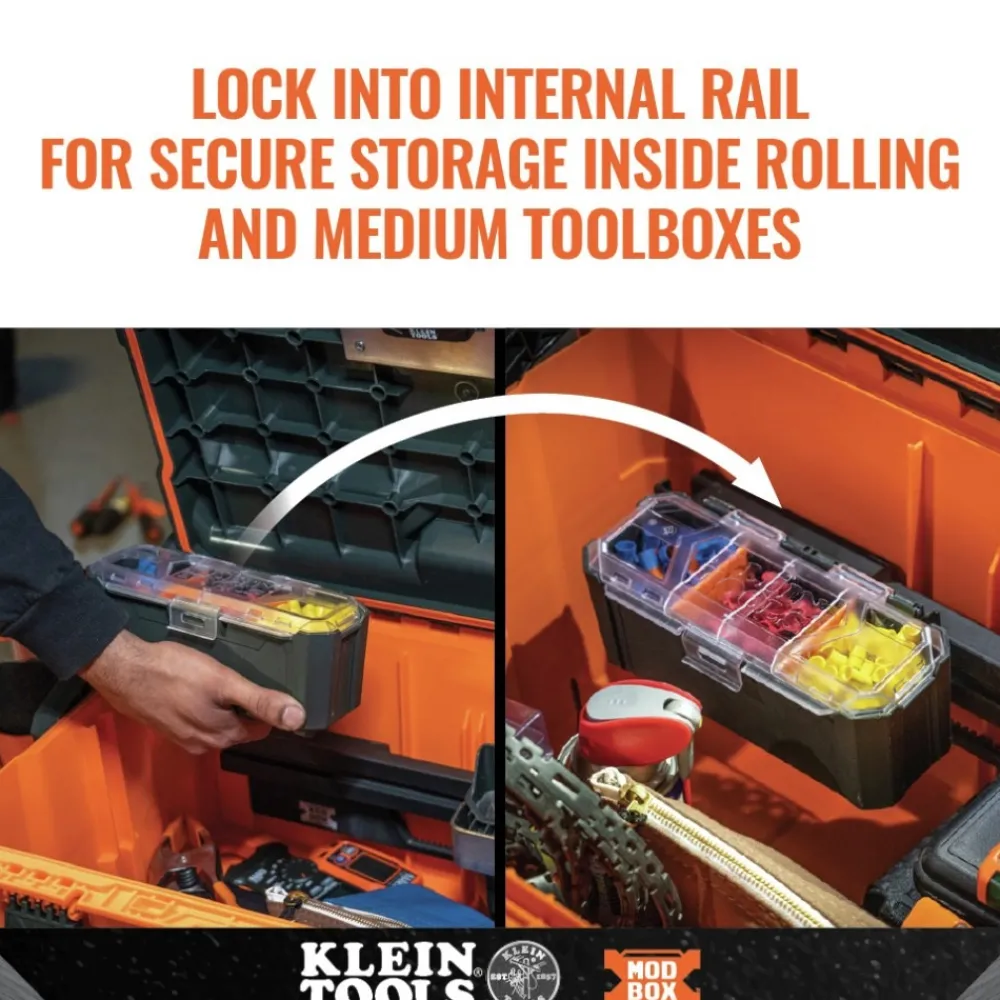 Online MODbox Parts Bin Rail Attachment Storage Systems
