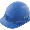 Best Non-Vented Cap Style Hard Hat - Blue Protective Head Gear