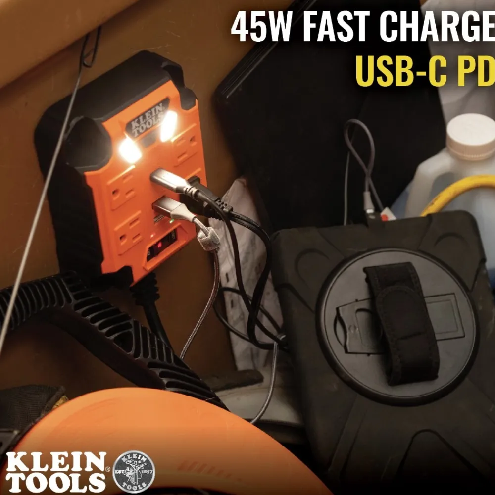 Clearance PowerBox 1 Magnetic Power Strip with Surge Protector Office Electronics & Batteries