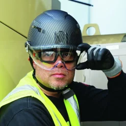 New Premium KARBN Pattern Vented Class C Safety Helmet Protective Head Gear
