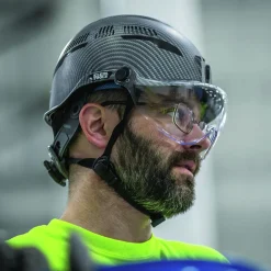 New Premium KARBN Pattern Vented Class C Safety Helmet Protective Head Gear