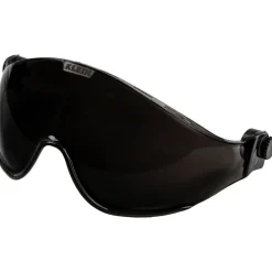 Safety Helmet Visor - Gray Tinted Protective Head Gear