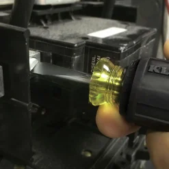 Outlet Stubby Slotted and Phillips Screwdriver Set with 5/16 in. Cabinet-Tips and #2 Phillips-Tip Screwdrivers