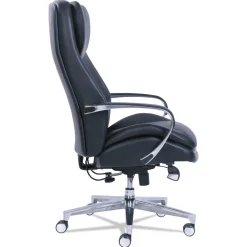Clearance Commercial 2000 Big/tall Executive Chair, Lumbar, Supports 400 Lb, 20.25-in To 23.25-in Seat Height, Black Seat/back, Silver Base Office Furniture & Lighting