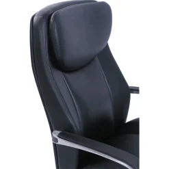 Clearance Commercial 2000 Big/tall Executive Chair, Lumbar, Supports 400 Lb, 20.25-in To 23.25-in Seat Height, Black Seat/back, Silver Base Office Furniture & Lighting
