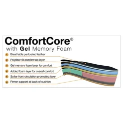 Clearance Commercial 2000 Big/tall Executive Chair, Lumbar, Supports 400 Lb, 20.25-in To 23.25-in Seat Height, Black Seat/back, Silver Base Office Furniture & Lighting