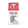 Online Micro-Gel Fingertips - Small/Medium/Large/X-Large Clear (12/Pack) Cleaning & Janitorial Supplies