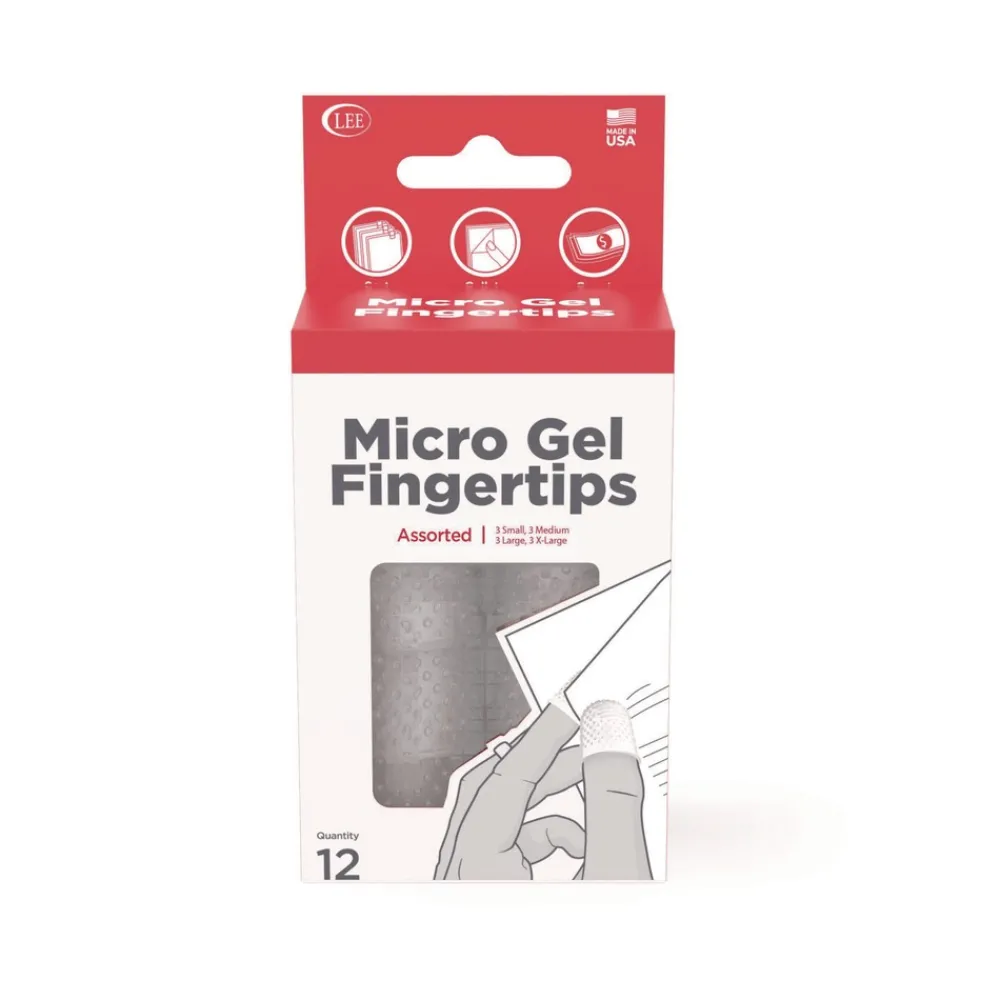 Online Micro-Gel Fingertips - Small/Medium/Large/X-Large Clear (12/Pack) Cleaning & Janitorial Supplies