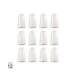 Discount Size 13 Micro-Gel Fingertips - X-Large Clear (12/Pack) Cleaning & Janitorial Supplies