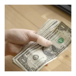 New Size 12 Micro-Gel Fingertips - Large Clear (12/Pack) Cleaning & Janitorial Supplies