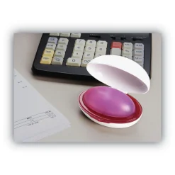 Outlet 1.5 oz. Ergo-Style Fingertip Moistener - White Office Furniture & Lighting