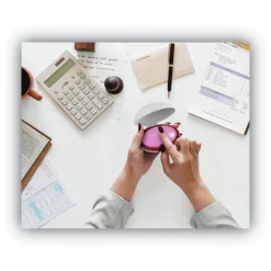 Outlet 1.5 oz. Ergo-Style Fingertip Moistener - White Office Furniture & Lighting