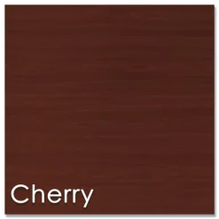 Clearance 31.25 in. x 23.25 in. x 45.25 in. 1-Leg Study Carrell Add On - Cherry Office Furniture & Lighting